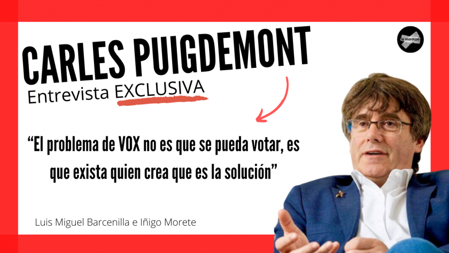 entrevista EXCLUSIVA a Carles Puigdemont